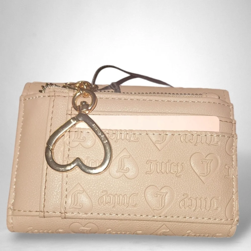 Juicy Couture Cafe Upgrade U Double Sided Trifold Wallet